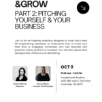 &Workshop: Pitching Yourself & Your Business