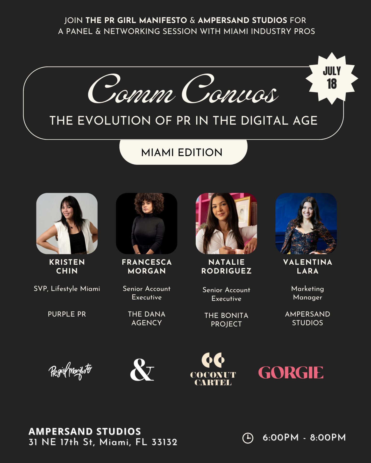 PR Girl Manifesto Presents CommConvo Miami: The Evolution of PR in the Digital Age