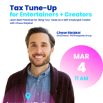 &Workshop: Tax Tune-Up for Entertainers and Creators